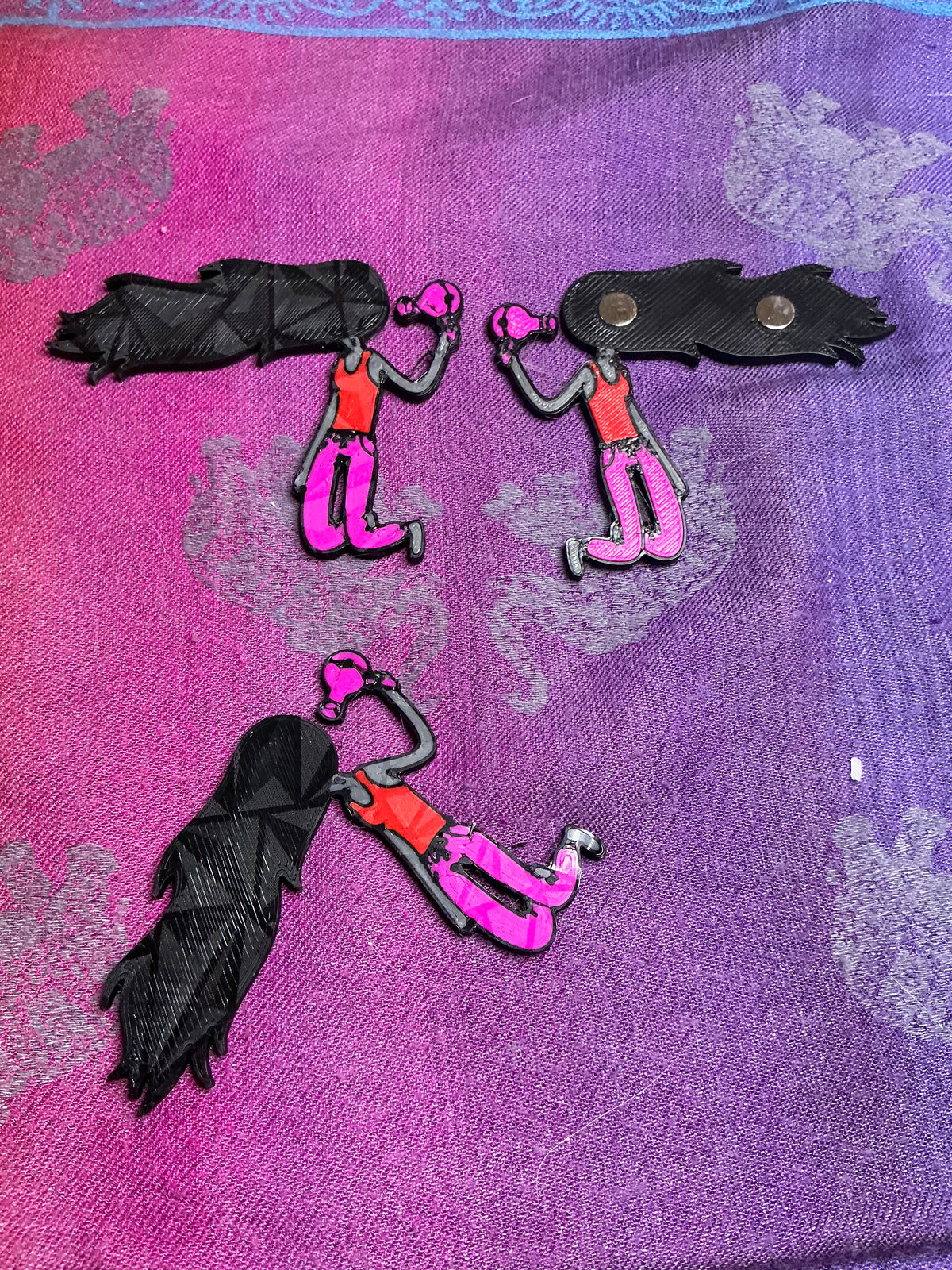 Pink Vampire Queen Magnet