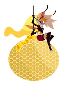 Bee Hell Hound Sticker